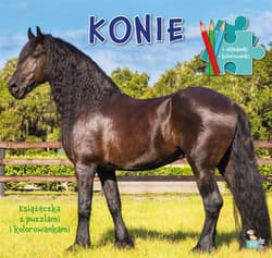 Książeczka z puzzlami i kolorowankami Konie - Opracowanie Zbiorowe