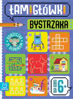 Książeczka ze słonikiem. Dla dzieci 6+. Łamigłówki bystrzaka