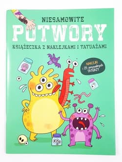 Książeczki z naklejkami i tatuażami Potwory