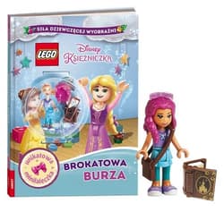 Książka do czytania Lego Disney Księżniczka Brokatowa burza - Jessica  Brody