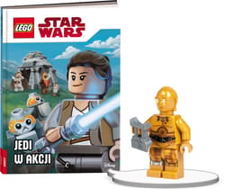 Książka do czytania Lego Star Wars Jedi w akcji + minifigurka - Opracowanie Zbiorowe