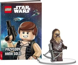Książka do czytania Lego Star Wars Przygody Hana Solo + minifigurka K ZKLNRD306/1