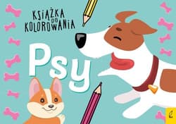 Książka do kolorowania Psy