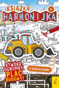 Książka harmonijka Stwórz ogromny plac budowy z naklejkami Część 4