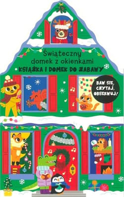 Książka i domek do zabawy Świąteczny domek z okienkami - Lizzy Doyle