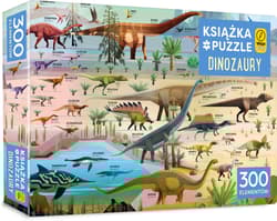 Książka i puzzle Dinozaury 300 elementów - Firth Rachel