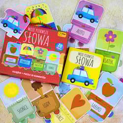Galeria - zdjęcie nr. 2 - Książka i puzzle Moje pierwsze słowa 20 elementów