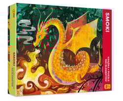 Książka i puzzle Smoki 100 elementów - Irena Trevisan, Anna  Paszkiewicz