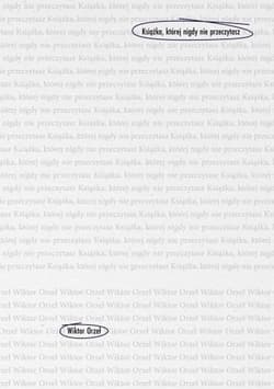 Książka, której nigdy nie przeczytasz