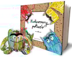 Książka Pop-up z maskotką. Kolorowy potwór - Anna Llenas