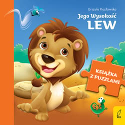 Książka z puzzlami Jego Wysokość lew - Urszula Kozłowska