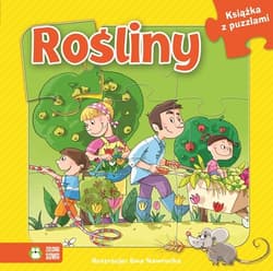 Książka z puzzlami Rośliny