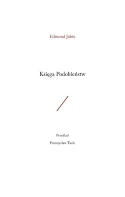 Księga Podobieństw - Edmond Jabes