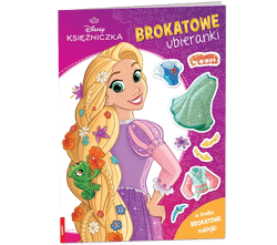 Księżniczka Brokatowe ubieranki SDLB-9107