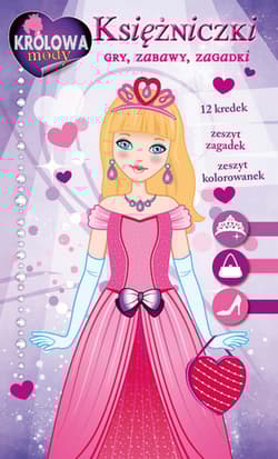 Księżniczki Gry zabawy zagadki Zestaw kreatywny z kredkami - Opracowanie Zbiorowe