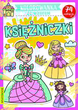 Księżniczki. Kolorowanka ze wzorem - Opracowanie Zbiorowe