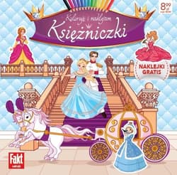 Księżniczki. Koloruję i naklejam - Praca zbiorowa