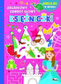 Księżniczki - wypukłe naklejki. Zagadkowy zawrót głowy - Natalia Kawałko-Dzikowska