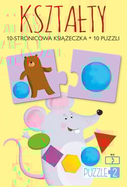 Kształty (książeczka + 10 puzzli) - Praca zbiorowa