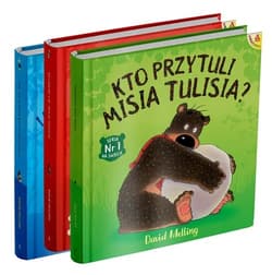 Kto przytuli Misia Tulisia / Kochamy Cię Misiu Tulisiu / Miś Tuliś idzie do przedszkola Pakiet - David Melling