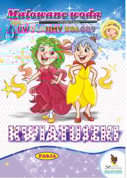 Kwiatuszki. Malowane wodą