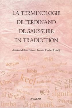 La Terminologie De Ferdinand De Saussure.. - Matsumoto Asuka