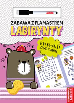 Labirynty. Zabawa z flamastrem - Katarzyna Salamon