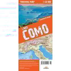 Lake Como trekking map 1:50 000 laminat - Opracowanie Zbiorowe