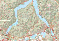 Galeria - zdjęcie nr. 4 - Lake Como trekking map 1:50 000 laminat