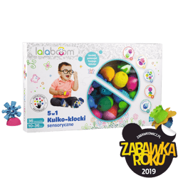 Lalaboom Zestaw kulko-klocków 36 elementów