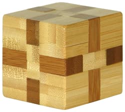 Łamigłówka 3D Bamboo Cube poziom 3/4