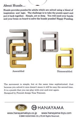 Galeria - zdjęcie nr. 2 - Łamigłówka Huzzle Cast A&A poziom 2/6