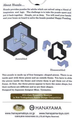 Galeria - zdjęcie nr. 3 - Łamigłówka Huzzle Cast Hexagon poziom 4/6