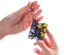 Galeria - zdjęcie nr. 2 - Łamigłówka MINI brelok Gear Cube Recent Toys poziom 3,5/5