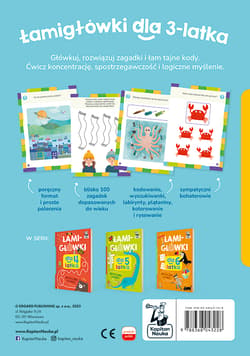Galeria - zdjęcie nr. 2 - Łamigłówki dla 3-latka. Łamigłówki. Kapitan Nauka