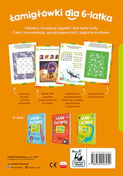 Galeria - zdjęcie nr. 2 - Łamigłówki dla 6-latka. Łamigłówki. Kapitan Nauka