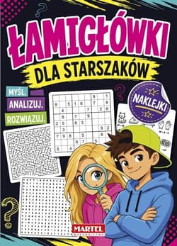 Łamigłówki dla starszaków z naklejkami