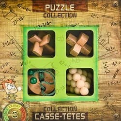 Łamigłowki drewniane 4 sztuki Junior