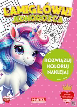 Łamigłówki jednorożca z naklejkami - Katarzyna Salamon