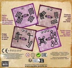 Galeria - zdjęcie nr. 5 - Łamigłowki metalowe 4 sztuki Puzzle-mania zestaw fioletowy