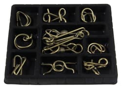 Galeria - zdjęcie nr. 3 - Łamigłówki metalowe 9 sztuk Steampunk zestaw szary