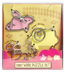 Łamigłówki Moje pierwsze zestaw różowy 3szt.