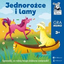 Lamy i jednorożce Gra memo Kapitan Nauka - Hołubowska-Chrząszczak Justyna