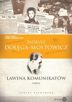 Lawina komunikatów Varia - Dołęga-Mostowicz Tadeusz