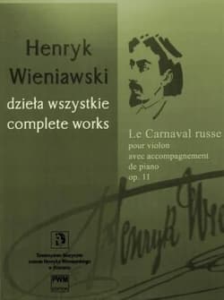 Le Carnaval russe na skrzypce i fortepian op. 11 - Wieniawski Henryk, Renata Suchowiejko, Zofia Chec