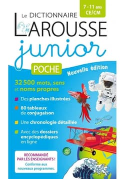 Le dictionnaire Larousse Junior poche 7/11 ans... - Praca zbiorowa