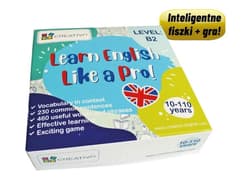 Learn English Like a Pro fiszki + gra B2