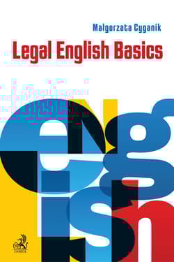 Legal english basics - Małgorzata Cyganik