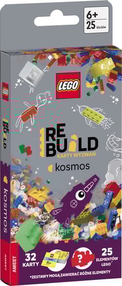 Lego Books Rebuild karty wyzwań Kosmos ACP-6602 - AMEET Studio