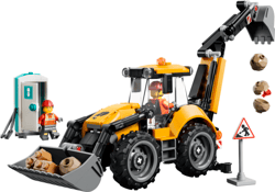 Galeria - zdjęcie nr. 2 - LEGO City Żółta koparko-ładowarka 60480